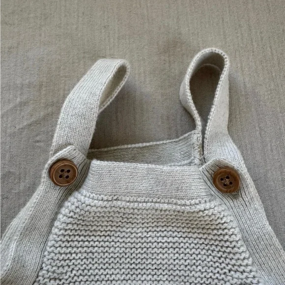 Little Planet by Carters Organic Knit Overalls - Size 3 Months - Picture 3 of 4